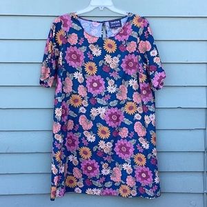 ModCloth x Princess Highway T-shirt Dress; linen & cotton blend; size 20W